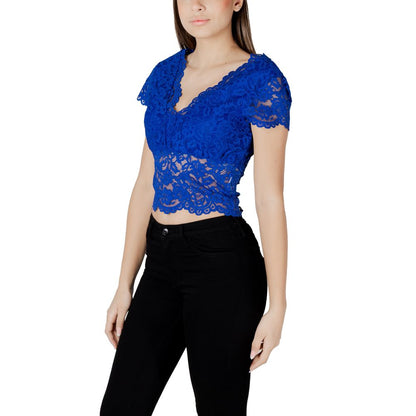 Morgan De Toi Blue Polyamide Top