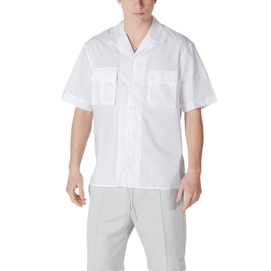 Antony Morato White Lyocell Shortsleeve Shirt
