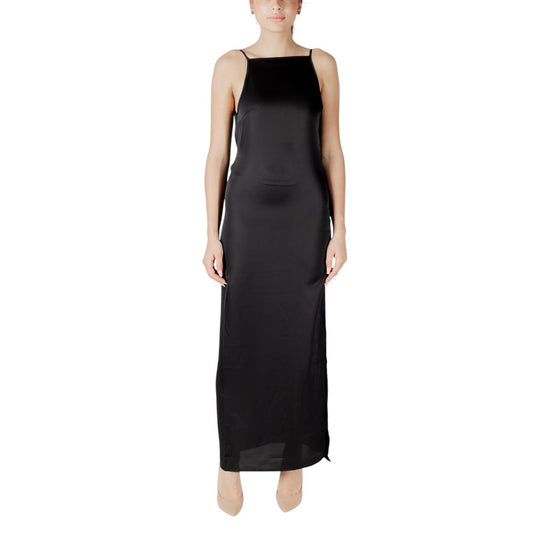 Only Black Recycled Polyester Long Dress