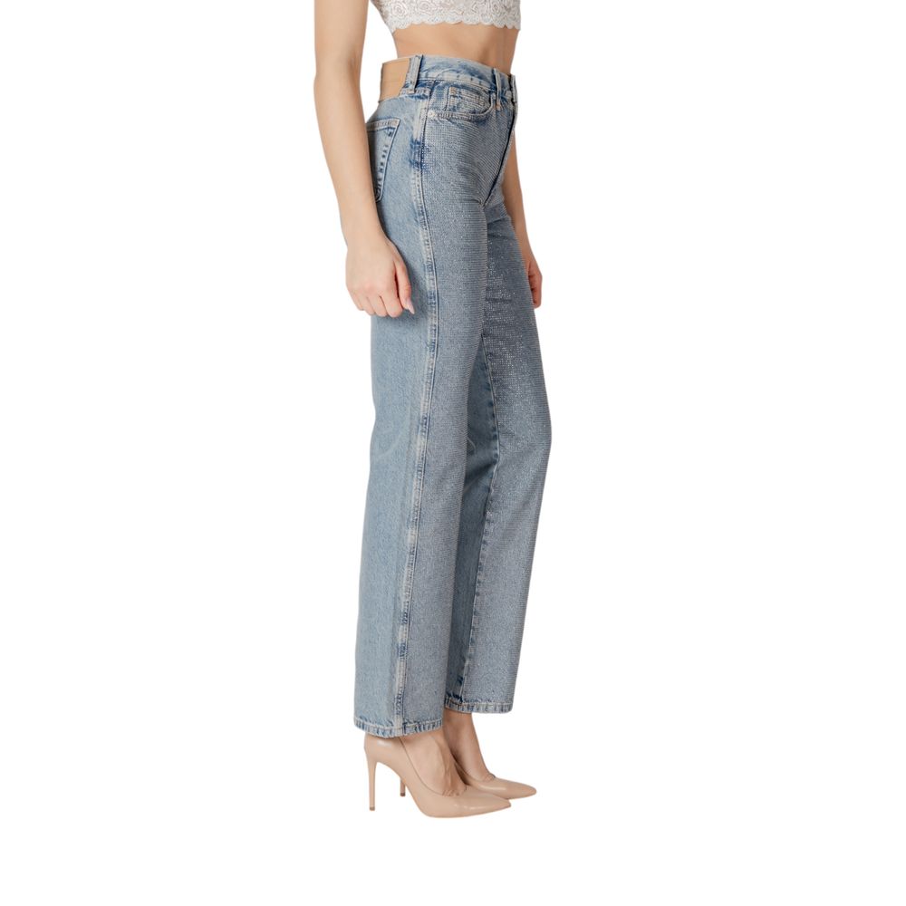Only Blue Cotton Mom Jeans