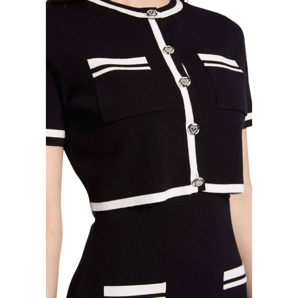 Morgan De Toi Black Viscose Short Dress