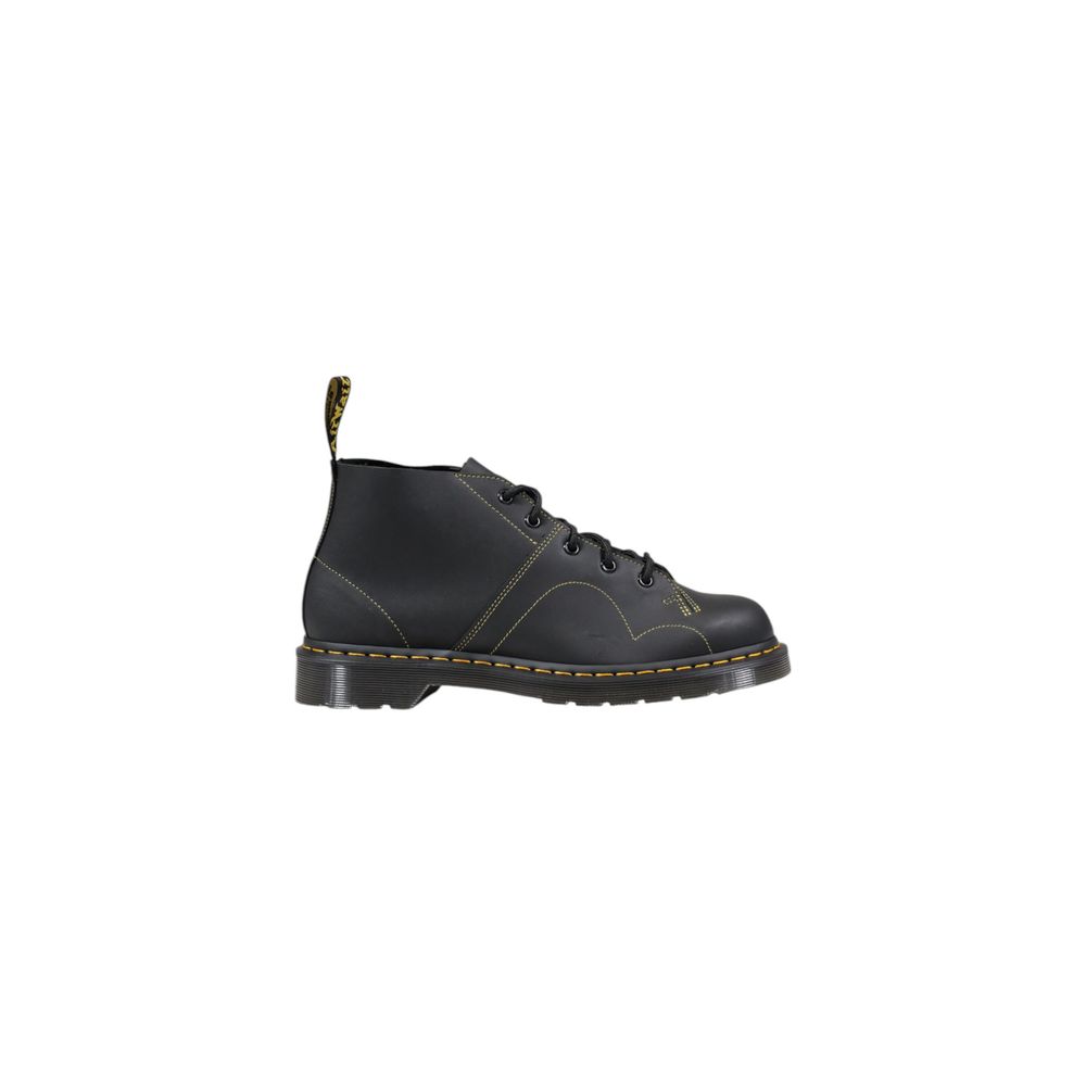 Dr. Martens Black Leather Lace-Up Boots