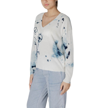 Desigual White Viscose Sweatshirt