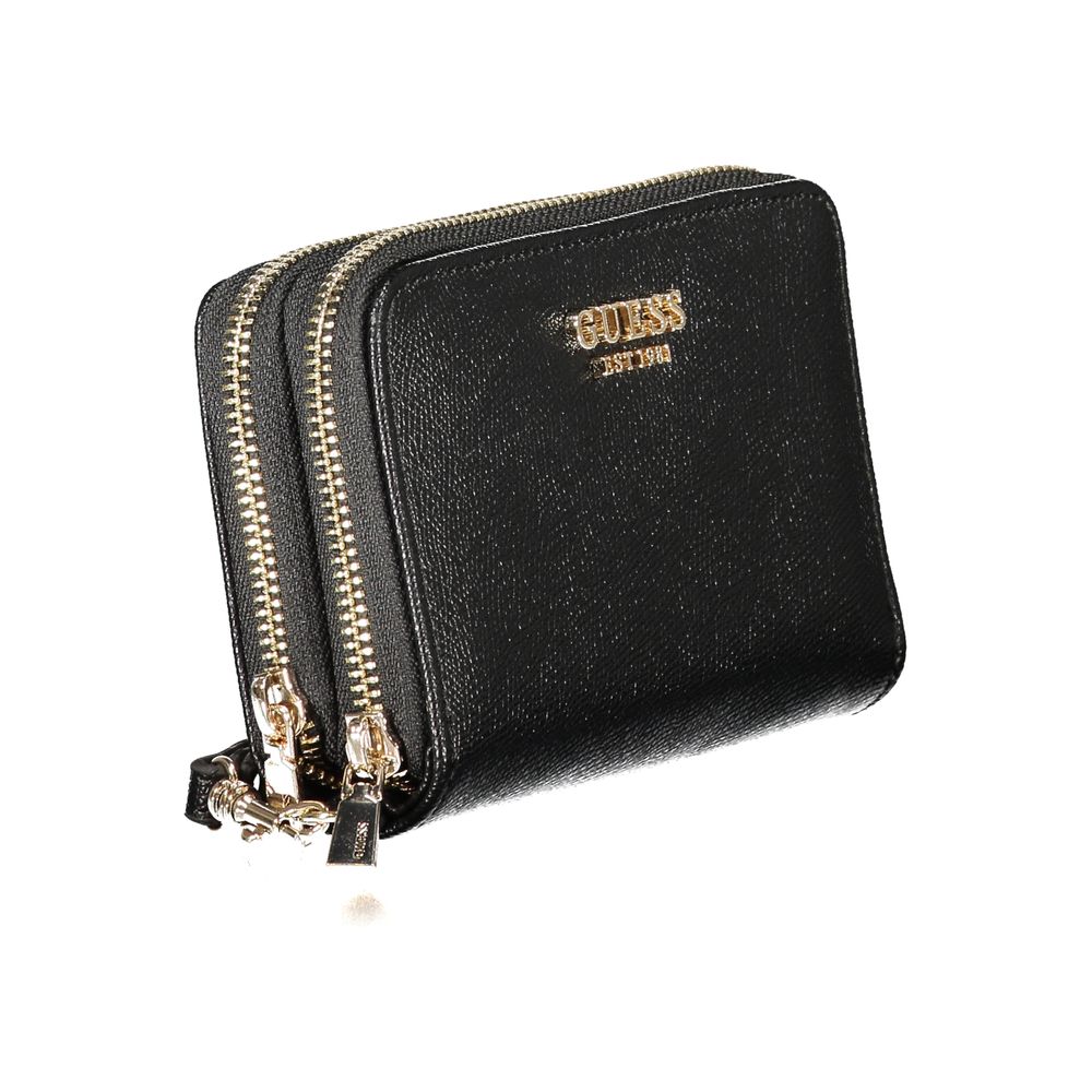 Guess Jeans Black Polyethylene Wallet
