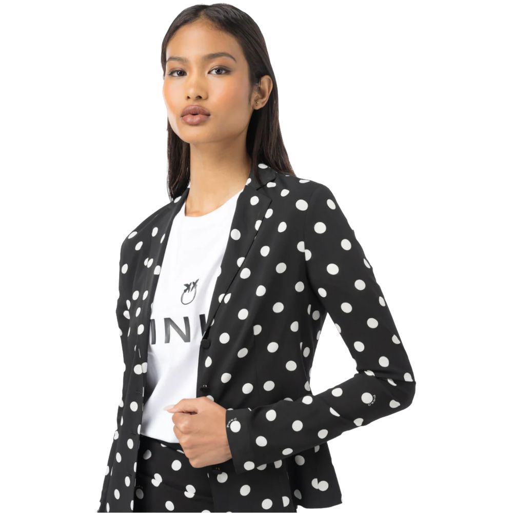 PINKO Black Viscose Blazer