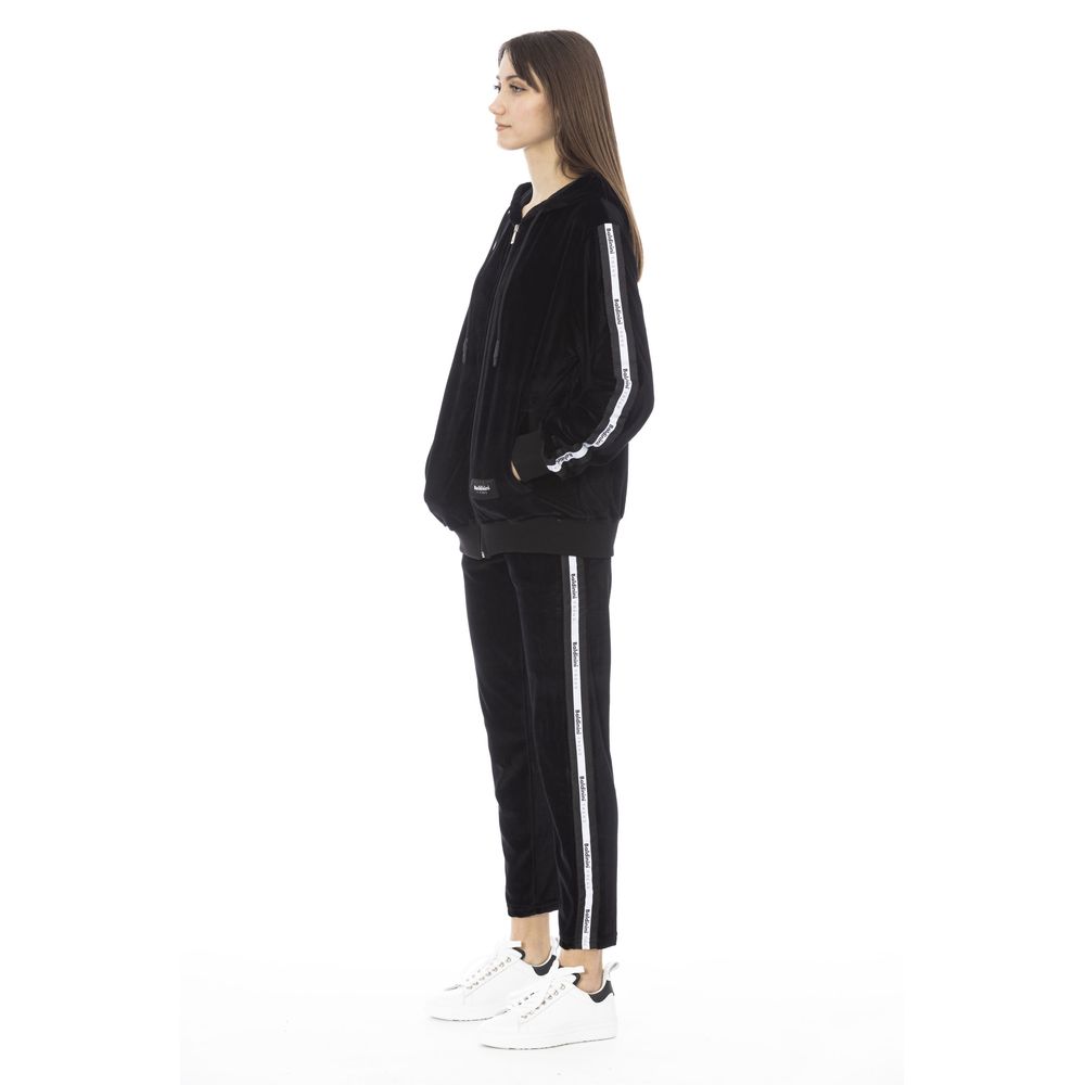 Baldinini Trend Black Cotton Tracksuit