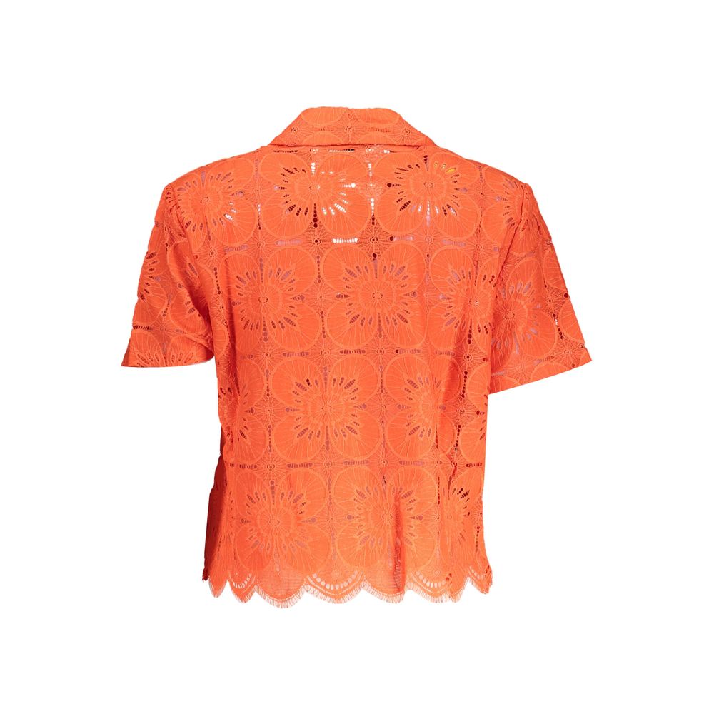 Desigual Orange Cotton Shirt