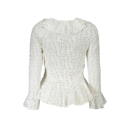 Desigual White Cotton Shirt