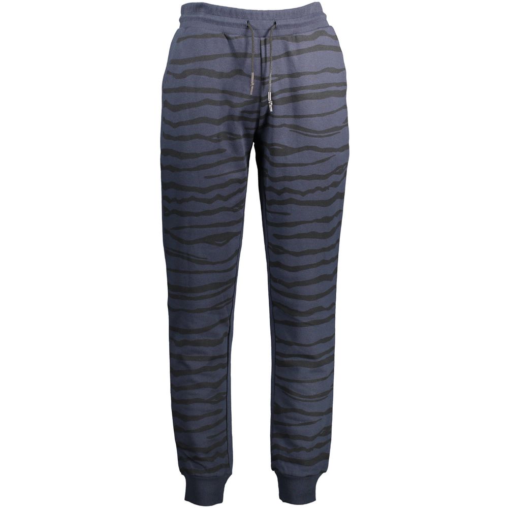 Cavalli Class Blue Cotton Pant