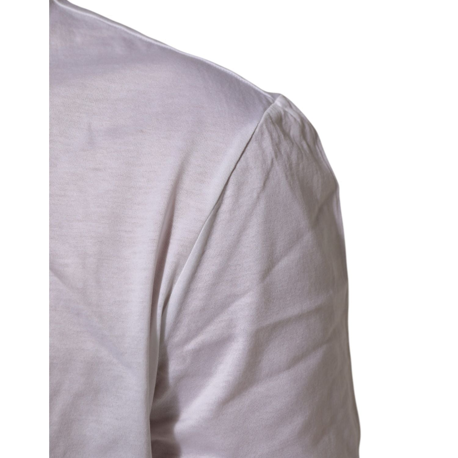 Dolce & Gabbana White Cotton Crew Neck Underwear Tee T-shirt