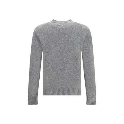 Dolce & Gabbana Gray Fleece Wool Sweatshirt