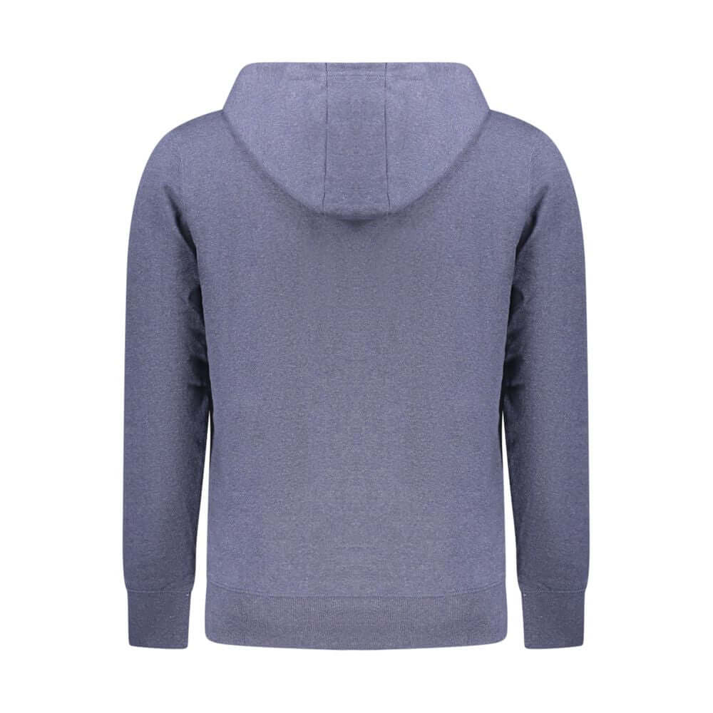 Accademia Militare Blue Cotton Men's Hooded Sweater