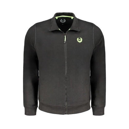 Gianmarco Venturi Black Cotton Sweatshirt