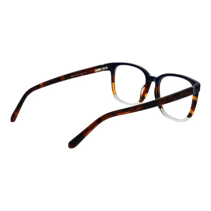 Guess Multicolor Acetate Glasses (Frames) in full-rim rectangle style for men, with demo lenses and spring hinge.