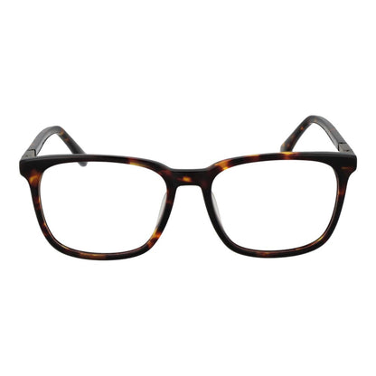 Land Rover Brown Acetate Glasses (Frames), full-rim square style, men's eyewear, 54mm lens width, acetate frame material
