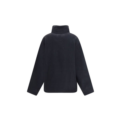 MM6 Black Polyester Top