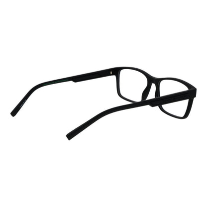 Side view of Tommy Hilfiger Black Polyamide Glasses (Frames) for men showcasing full-rim design and spring hinge feature.