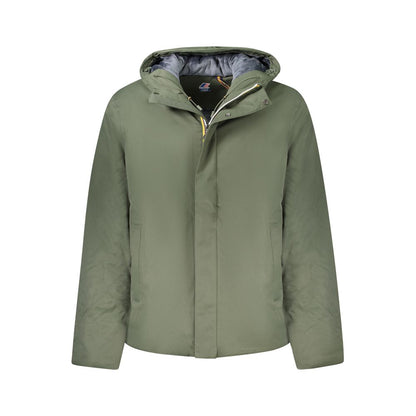 K-WAY Green Polyester Jackets & Coat
