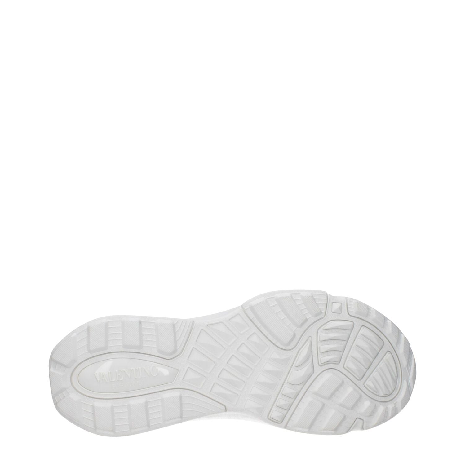Valentino Garavani White Fabric Athletic Sneakers
