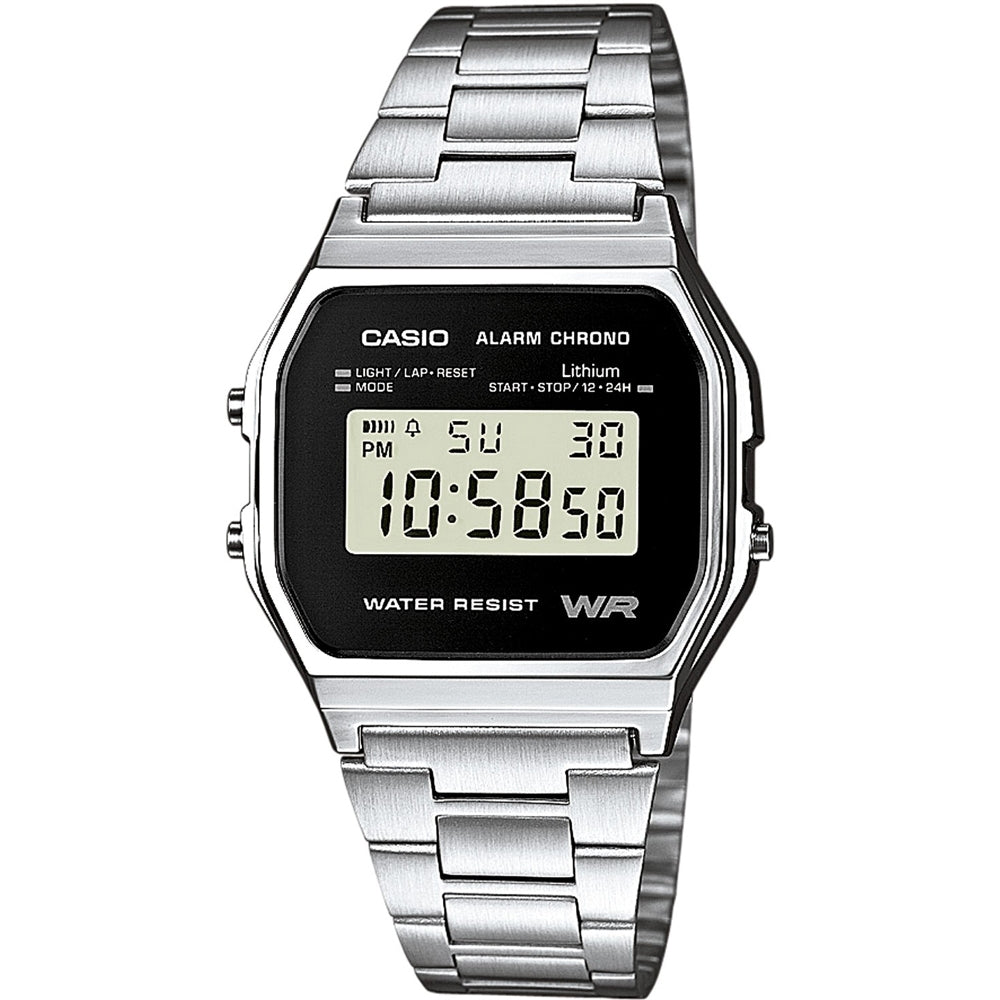 CASIO VINTAGE Mod. ICONIC - BLACK A158WEA-1EF