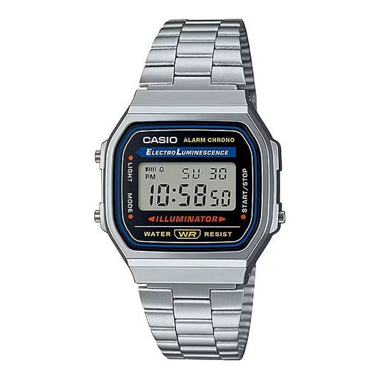 CASIO VINTAGE Mod. ICONIC - CLASSIC SILVER A168WA-1WDF