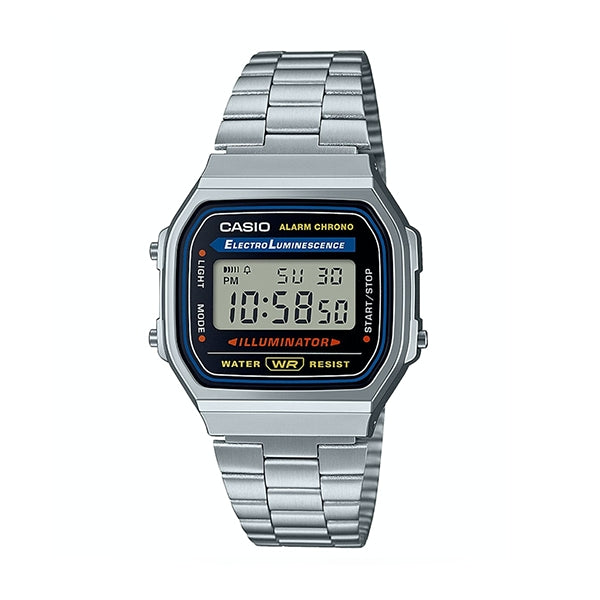 CASIO VINTAGE Mod. ICONIC - CLASSIC SILVER A168WA-1YES