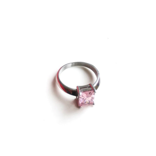 AN JEWELS JEWELRY Mod. AL.RLOY2YS-7 pink gemstone ring
