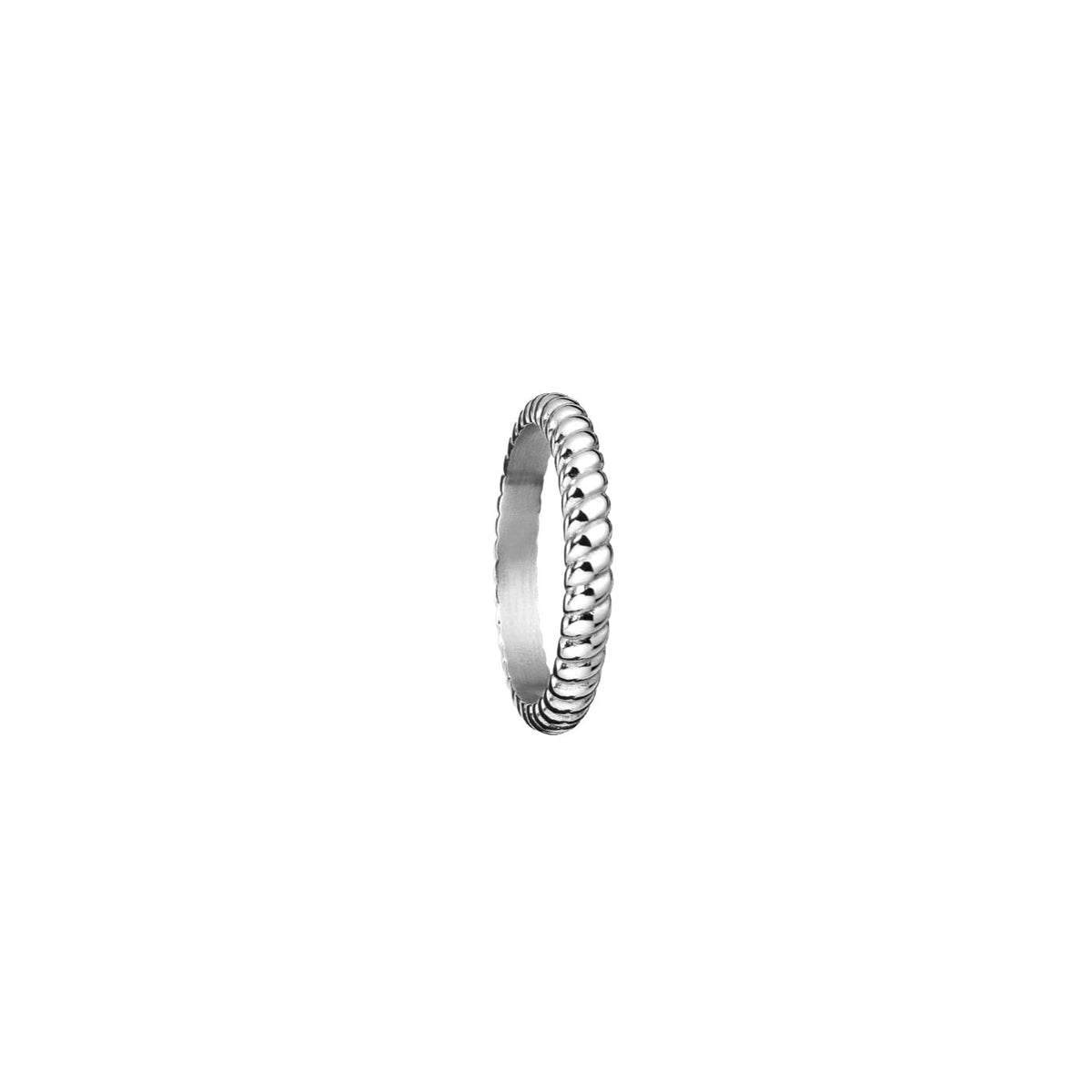 AN JEWELS JEWELRY Mod. AR.R1NS03S-7 silver textured ring