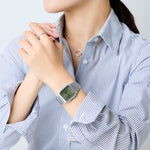 CASIO VINTAGE Mod. EDGY COLLECTION SUNRAY DIAL - GREEN MOSS AQ-230A-3AMQYES