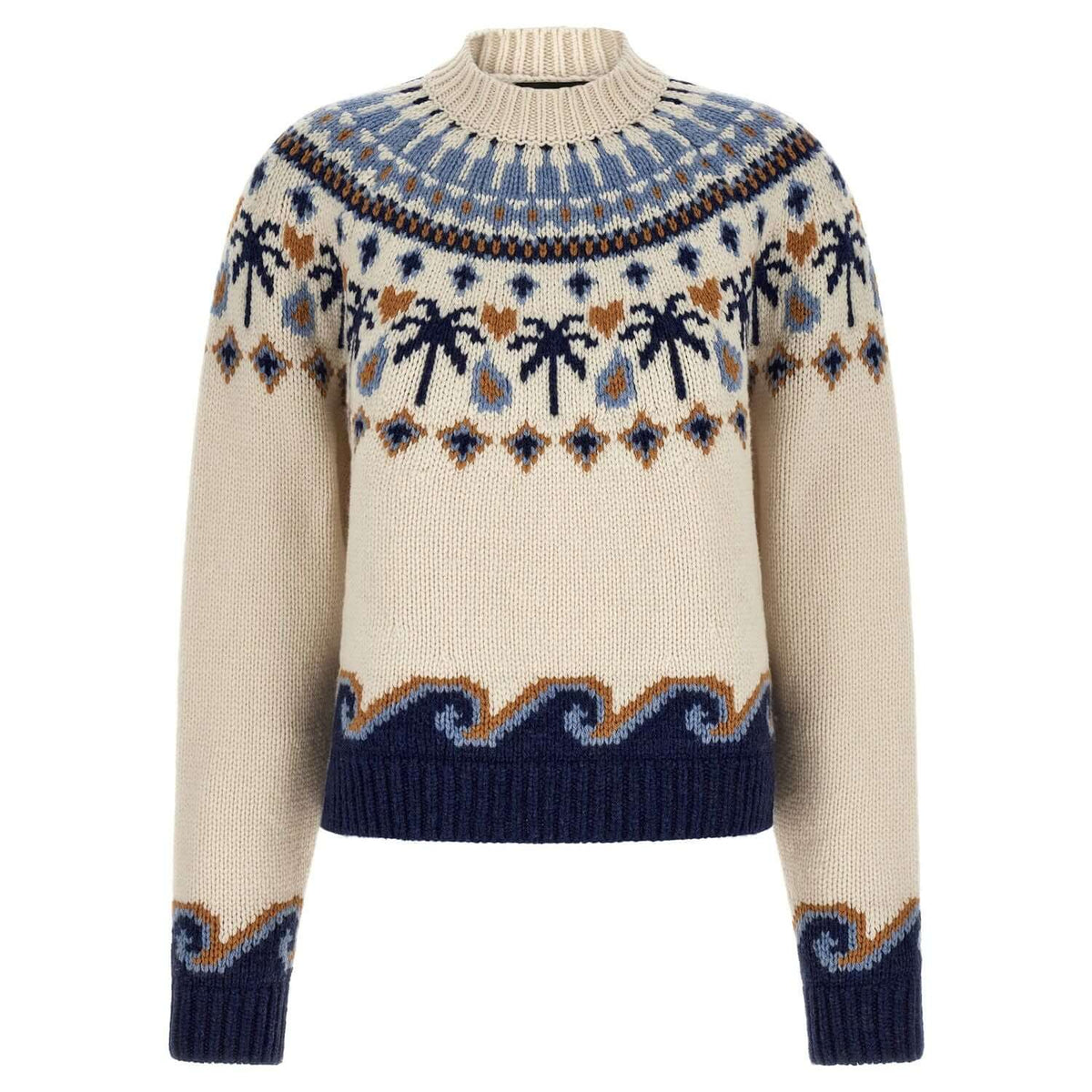 Alanui Multicolor Virgin Wool Cardigan