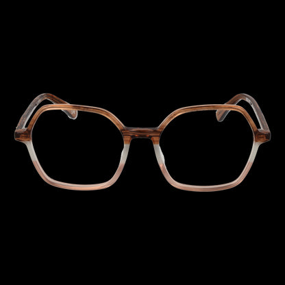 BOTANIQ MOD. BIO-1036 51103 lady eyewear, stylish brown frame on black background