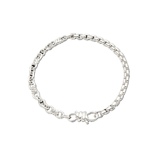 BRACCIALI DODO MOD. DBC2000KNOT0000AGL silver bracelet with knot design.