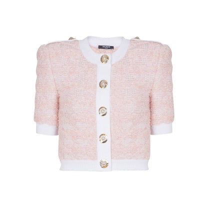 Balmain Cropped cardigan Topwear