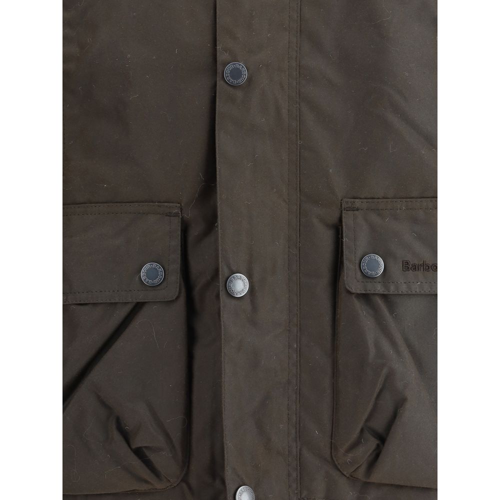 Barbour Brown Cotton Rain Coat