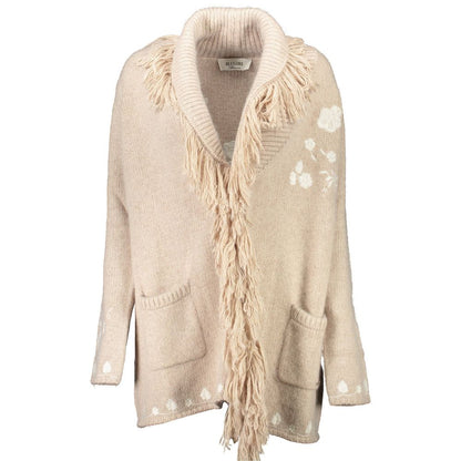 Blugirl Beige Polyamide Women Cardigan