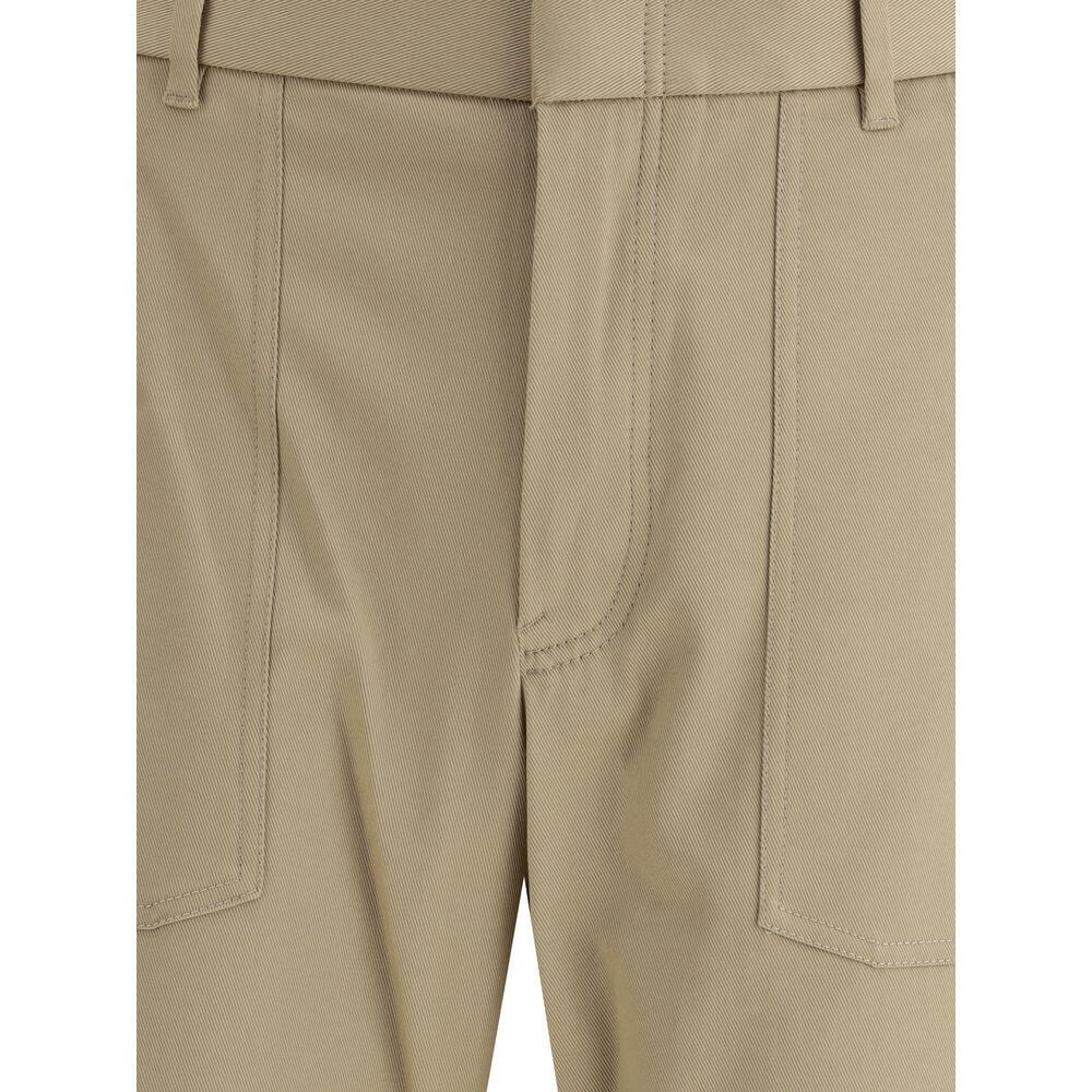 Brioni Beige Cotton Cargo Pants