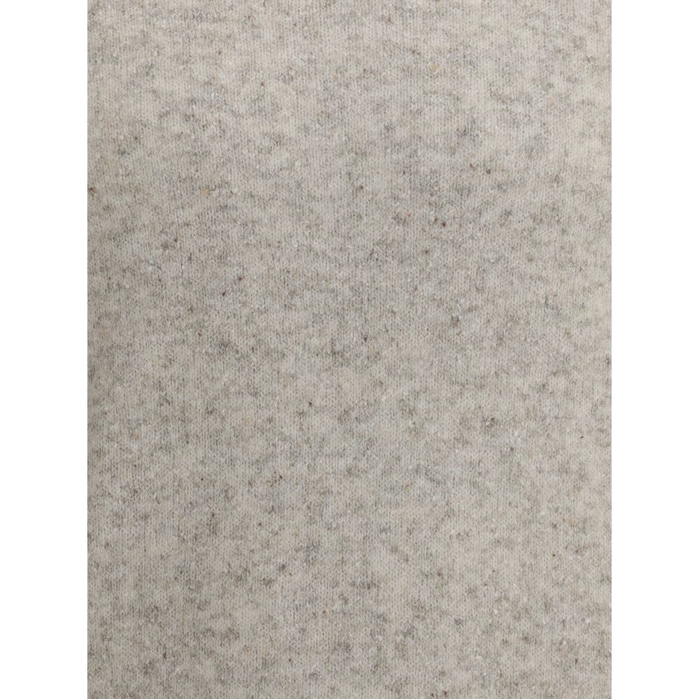 Brunello Cucinelli Gray Alpaca Vicugna Pacos Sweatshirt