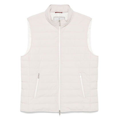 Brunello Cucinelli High-neck waistcoat Vests