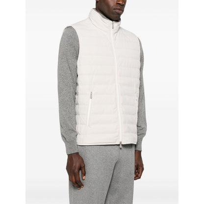 Brunello Cucinelli High-neck waistcoat Vests