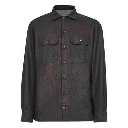 Brunello Cucinelli Long-sleeve flannel overshirt