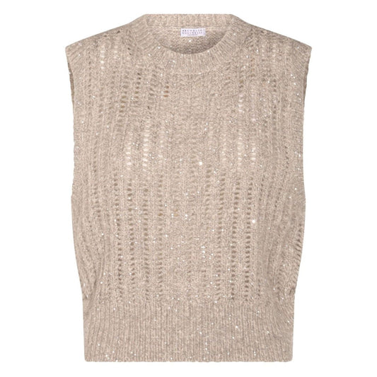 Brunello Cucinelli Top Ivory Topwear