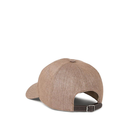 Brunello Cucinelli baseball cap with embroidered logo