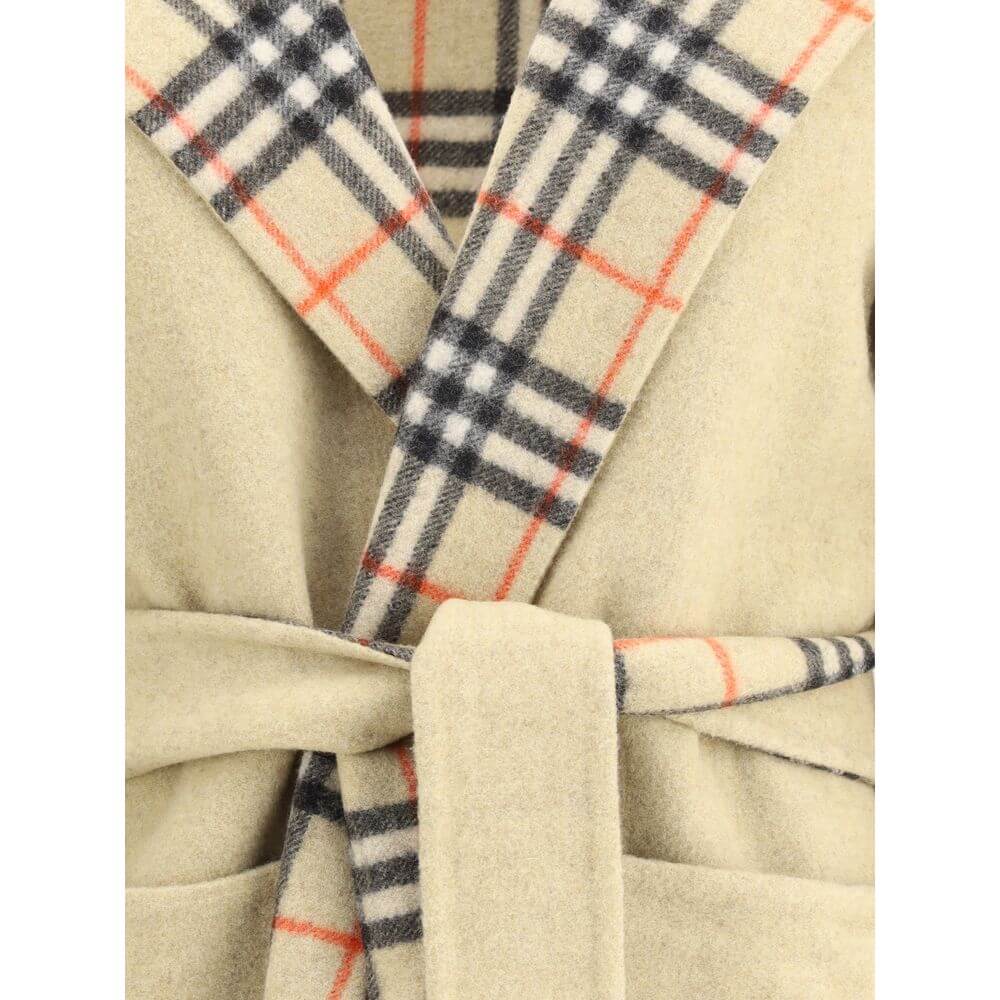 Burberry Beige Wool Coat
