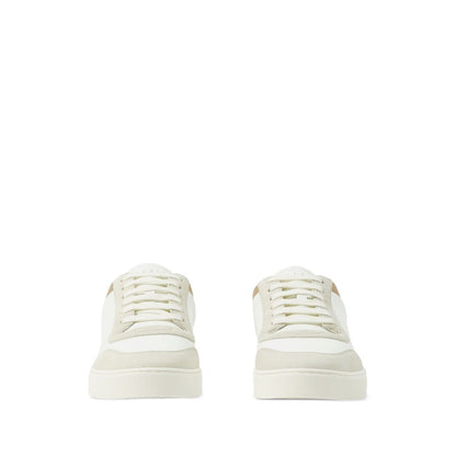 Burberry Leather, suede and check sneakers Sneakers
