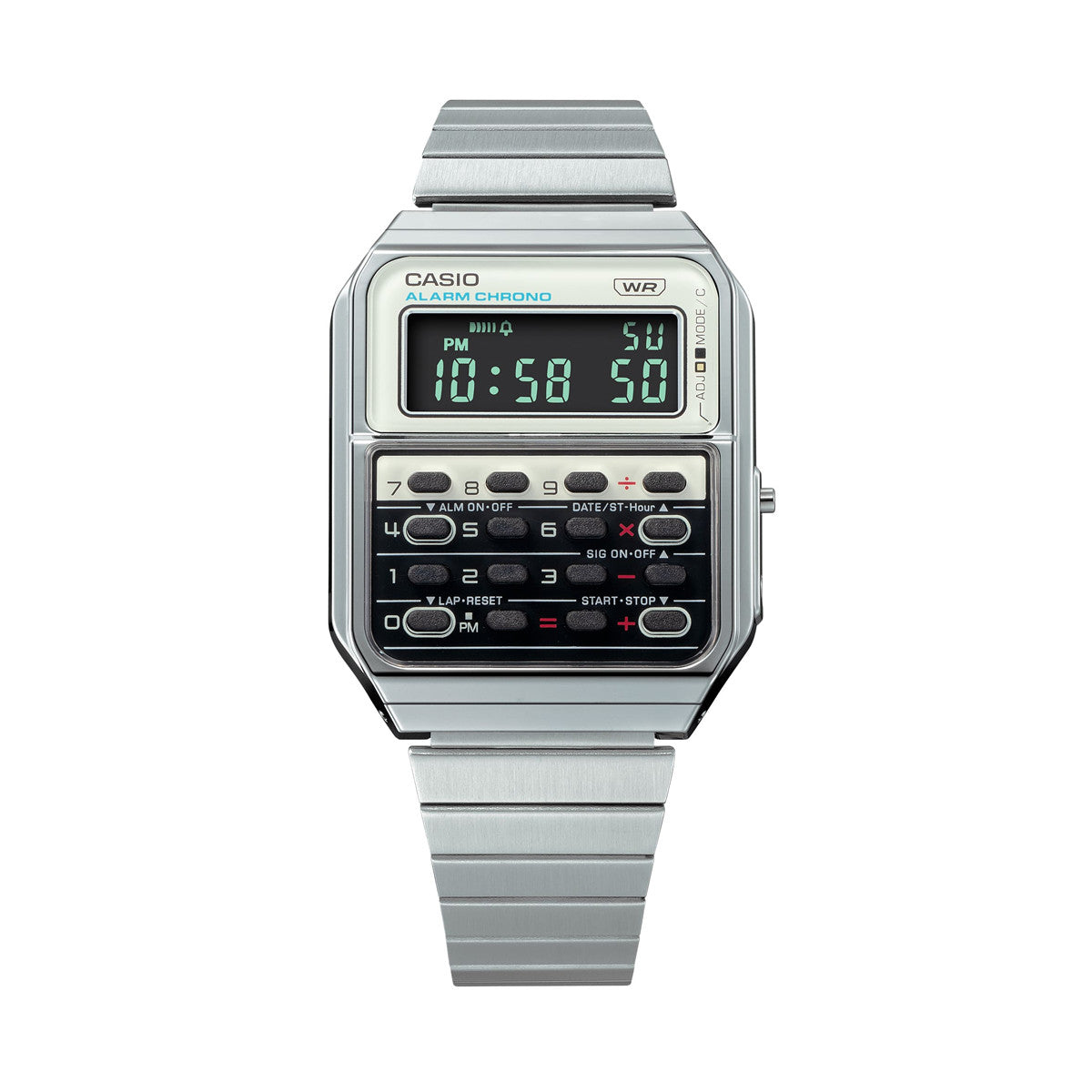 CASIO VINTAGE Mod. CALCULATOR EDGY COLLECTION - WHITE ***SPECIAL PRICE*** CA-500WE-7BEF