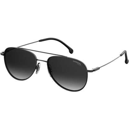 CARRERA MOD. CARRERA 187_S unisex sunglasses, stainless steel material, stylish black lenses.