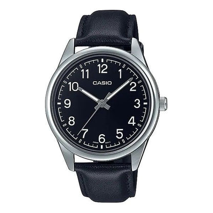 CASIO COLLECTION Mod. CASUAL. LEATHER - BLACK