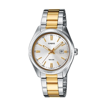 CASIO COLLECTION Mod. LADY DATE - TWO TONES WATCHES
