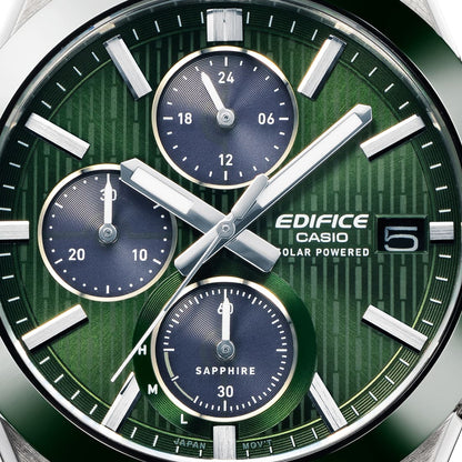 CASIO EDIFICE Mod. SOLAR POWERED CHRONOGRAPH - GREEN-2