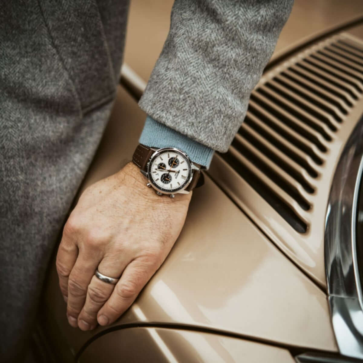 CASIO EDIFICE Mod. STANDARD CHRONOGRAPH - CHAMPAGNE WATCHES